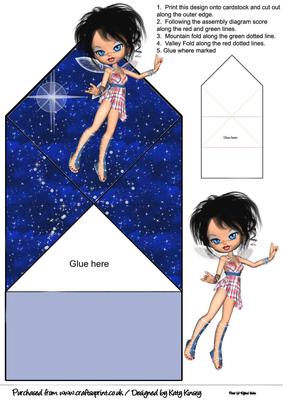 Stella Fairy Pop Up Spring Card