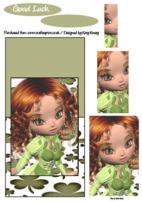 Patricia Over the Edge Card St Patricks Day