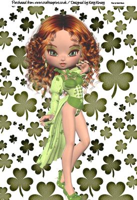 Patricia A4 Topper St Patricks Day