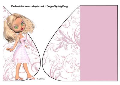 Demi Teardrop Card