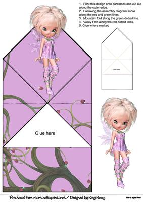 Lissie Fairy Pop Up Spring Card