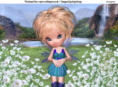 Phlox Fairy A4 Topper