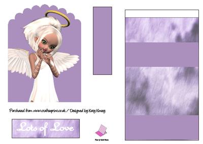 Gwen Angel Easel Card