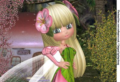 Fairy Fashion at Home A4 Topper in Pink