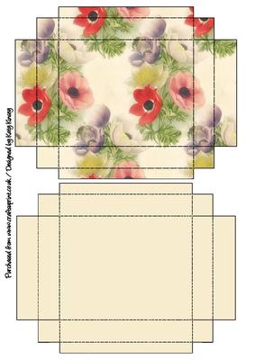 Soft Poppies Gift Box with Lid