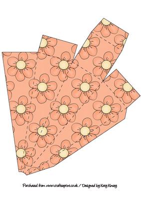 Orange Flowers Icicle Gift Box