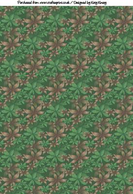 Lots of Leaves Backing Paper