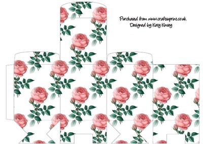 Rose in Bloom Tall Slim Gift Box