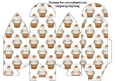 Orange Cupcakes Truffle Gift Box