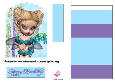 Meadow Fairy Easel Card