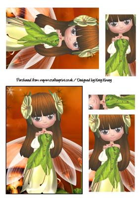 Fairy Fashion Pyramage Sheet