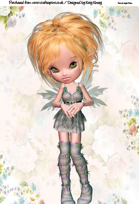 Chamomile Fairy A4 Topper