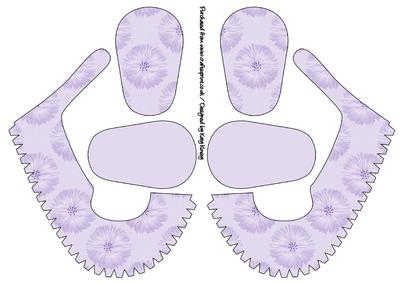 Cornflower in Lilac 3D Baby Shoes