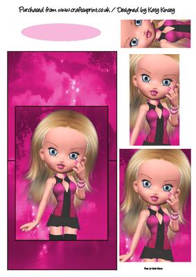 Shanice Over the Edge Card with Simple Pyramage