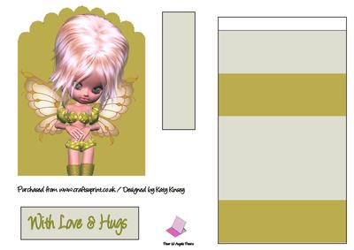 Dolores Fairy Easel Card