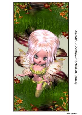 Dolores Fairy Over the Edge Card