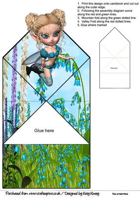 Meadow Fairy Pop Up Spring Card