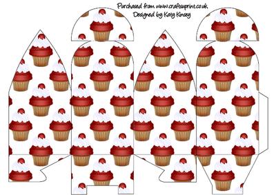 Strawberry Cupcake Truffle Gift Box