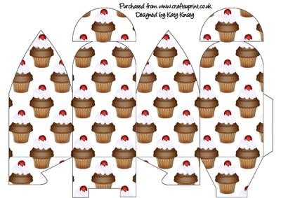 Chocolate Cupcakes Truffle Gift Box