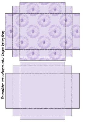 Cornflower in Lilac Gift Box with Lid
