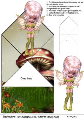 Dolores Fairy Pop Up Spring Card