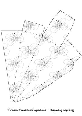White Butterflies Icicle Gift Box