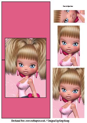 Chloe Over the Edge Card with Simple Pyramage