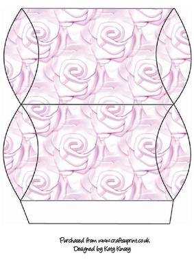 Soft Pink Roses Pillow Gift Box