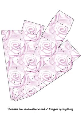 Soft Pink Roses Icicle Gift Box