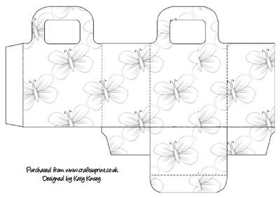 White Butterflies Gift Bag