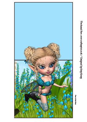 Meadow Fairy Over the Edge Card