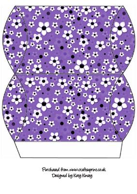 Daisy Daisy in Purple Pillow Gift Box
