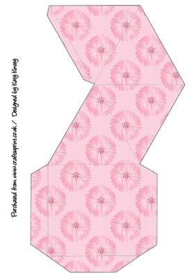 Cornflower in Pink Pyramid Gift Box
