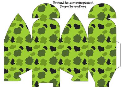 Camouflage Truffle Style Gift Box