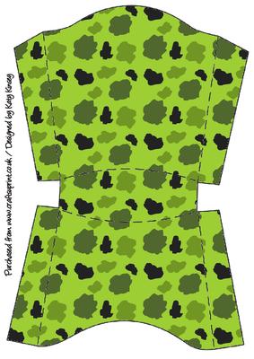 Camouflage Open Top Gift Box