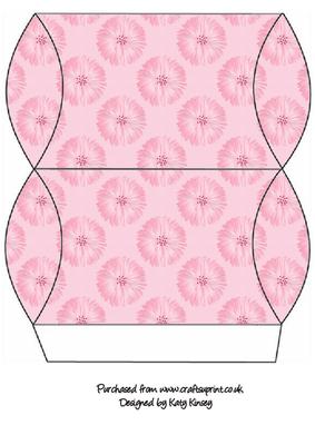 Cornflower in Pink Pillow Gift Box