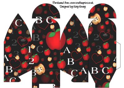 Abc Thank You Teacher Truffle Style Gift Box