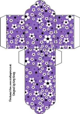 Daisy Daisy in Purple Tag Gift Box
