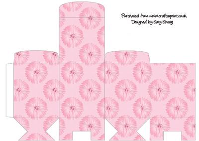 Cornflower in Pink Tall Slim Gift Box