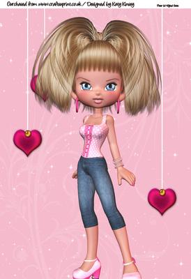 Chloe A4 Card Topper