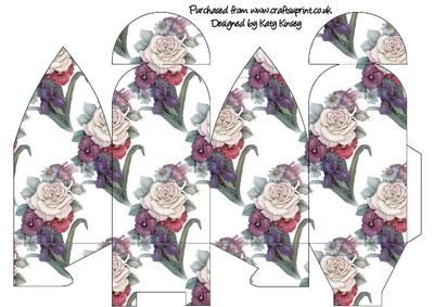 Floral Bouquet Truffle Style Gift Box