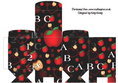 Abc Thank You Teacher Tall Slim Gift Box