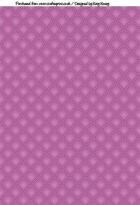 She Sells Sea Shells Backing Paper in Pink