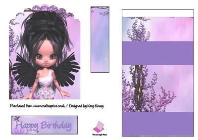 Anastasia Fairy Easel Card