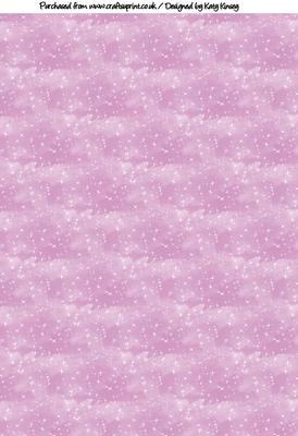 Star Filled Sky Backing Paper in Dusky Pink