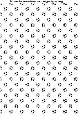 Football Crazy Backing Paper