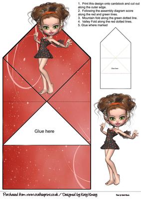 Linzi Fairy Pop Up Spring Card