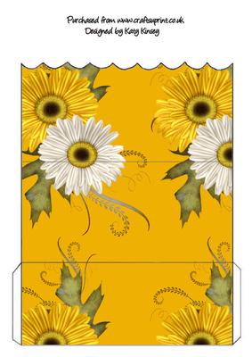 Gerberas Scallop Edge Money Wallet