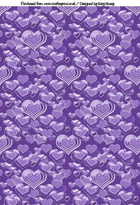 Hale and Hearty Backing Paper in Purple