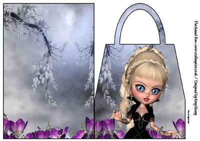 Princess Perla Handbag Card